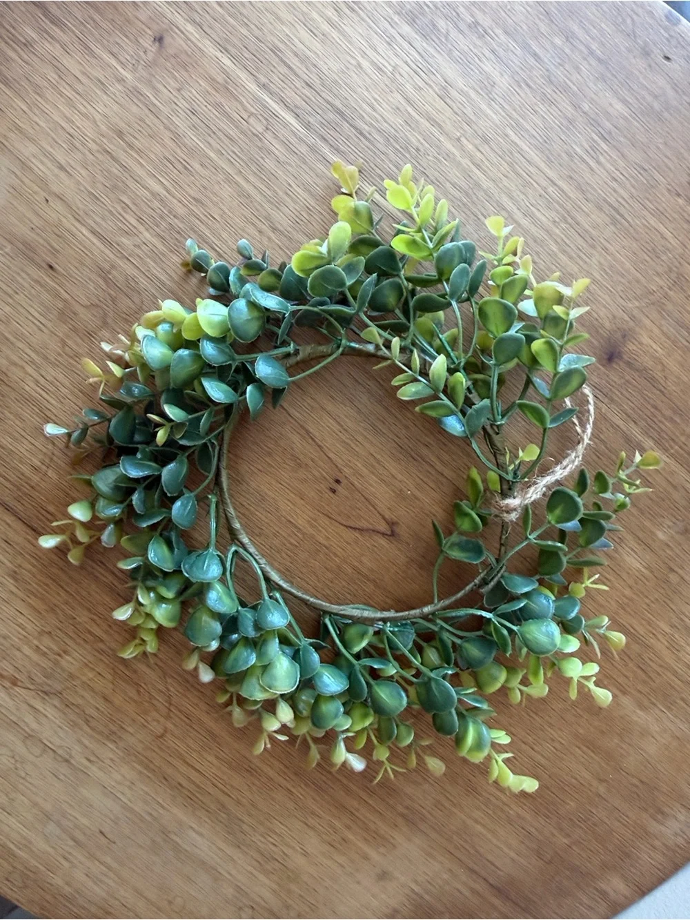 Target Green and Yellow Faux Boxwood Wreath Set